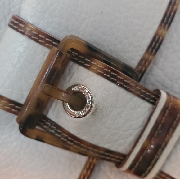 Dolce & Gabbana Tortoise Trim Hobo Purse Handbag - Picture 6 of 16